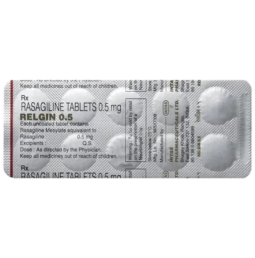 relgin 0.5mg tablet 10's